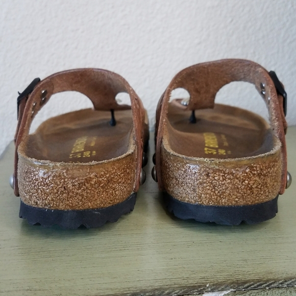 Birkenstock Unique Tooled Thong Gizeh Sandals - Picture 6 of 9
